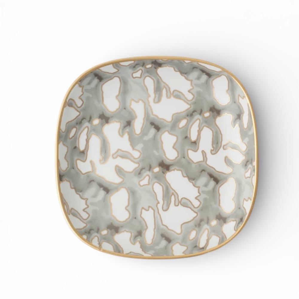 Talianna Aragon Jewelry Tray In Gray and Gold NWT